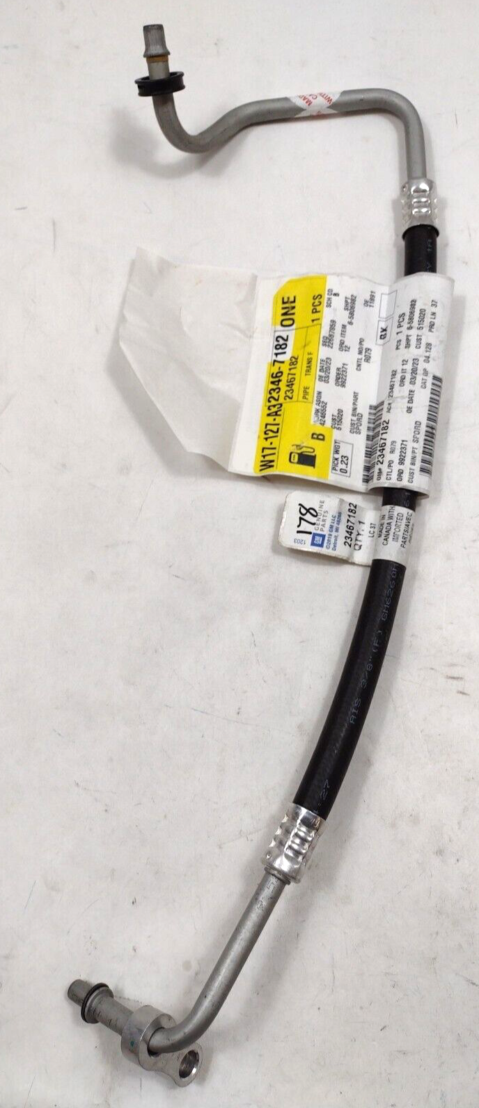 Genuine OEM GM Chevy Equinox Transmission Oil Cooler Line 2010-2017 23467182