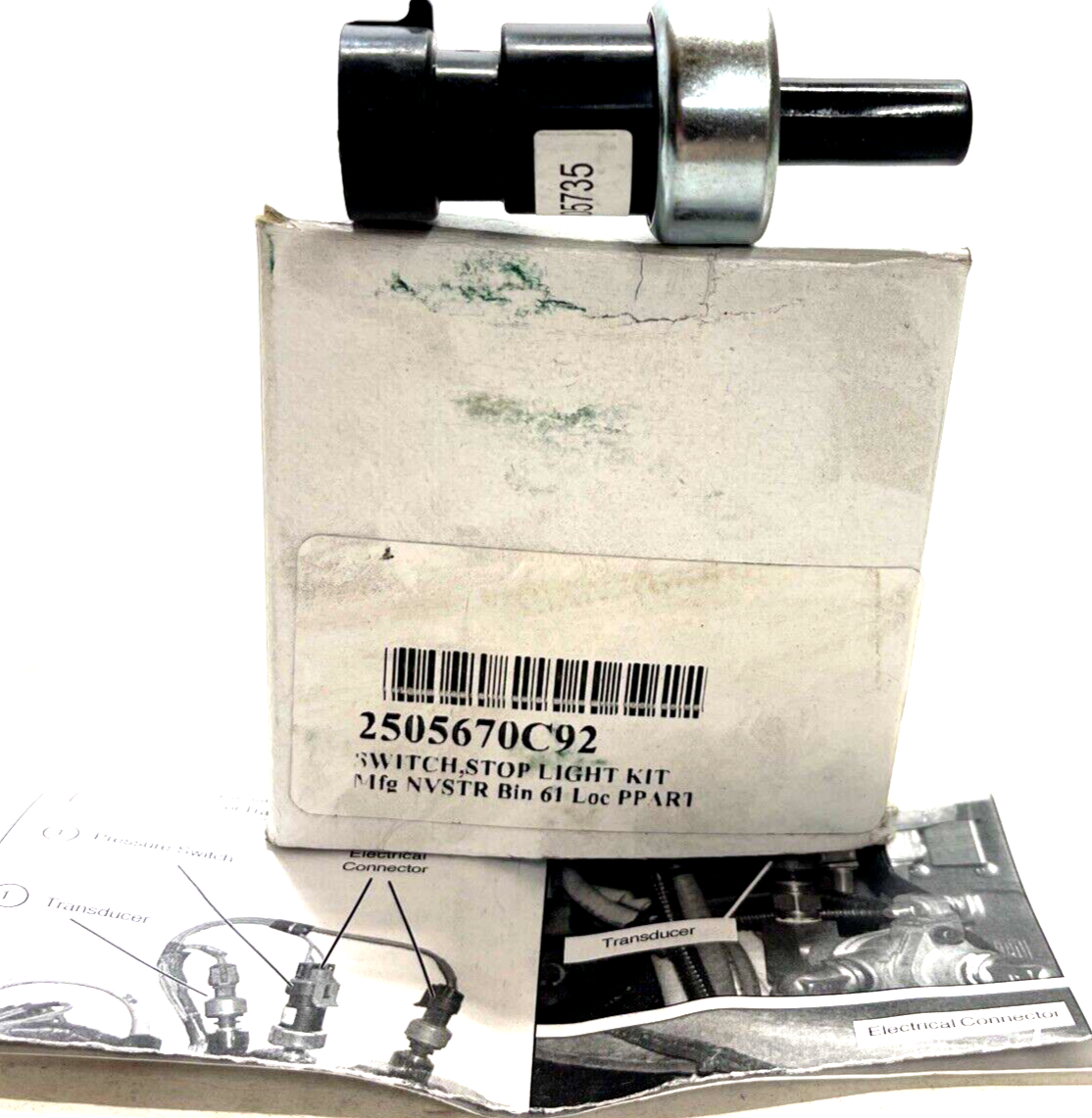 New OEM Genuine Air Pressure Switch for Navistar 2505850C2