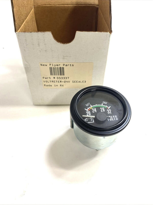 New Flyer Parts Voltmeter Gauge 053337