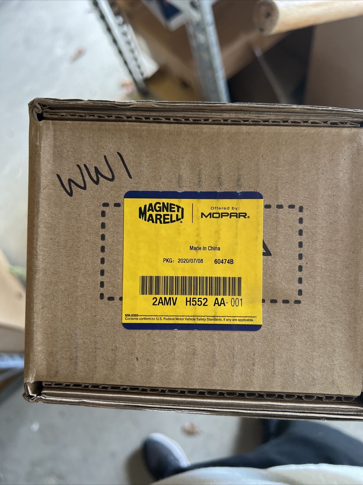 New OEM Genuine Mopar Magneti Marelli Wheel Hub And Bearing 2AMVH552AA