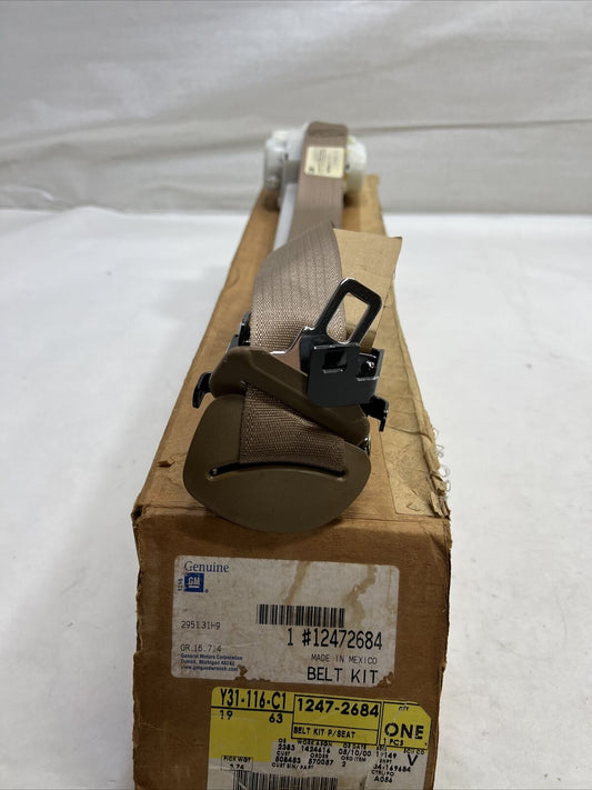 New OEM GM Passenger Seat Belt Retractor Kit 12472684