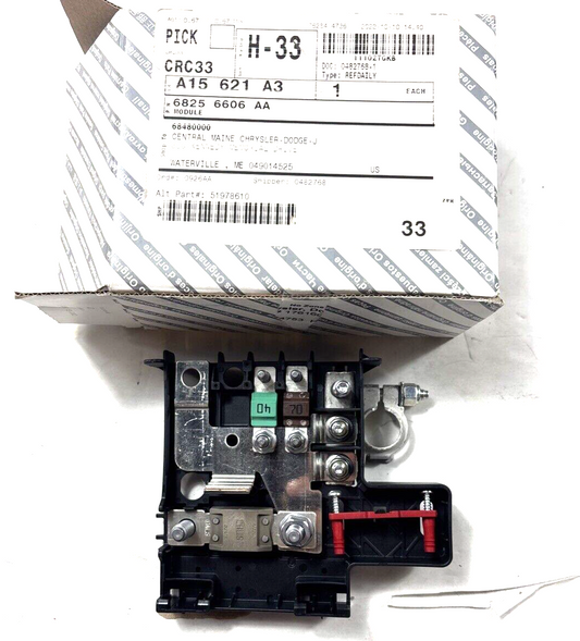 Genuine OEM Mopar Jeep Renegade Battery Control Unit 2019-2023 68256606AA
