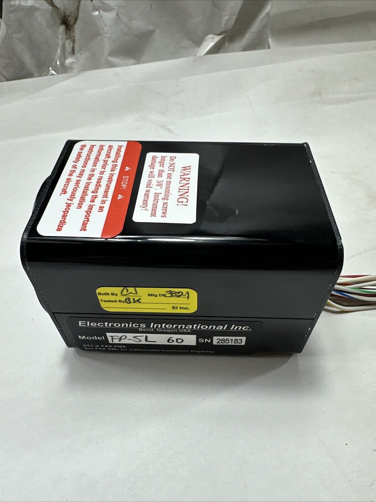 NEW Electronics International Fuel Flow - Pressure Guage FP-5L