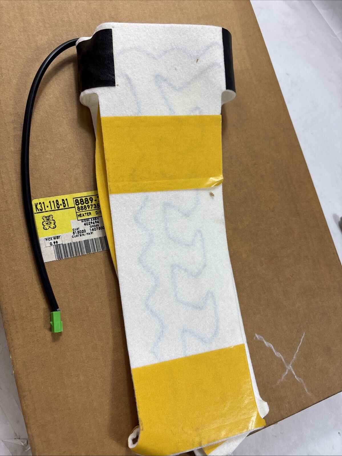 Genuine OEM GM Pontiac Montana Seat Heater 2001-2005 89042097