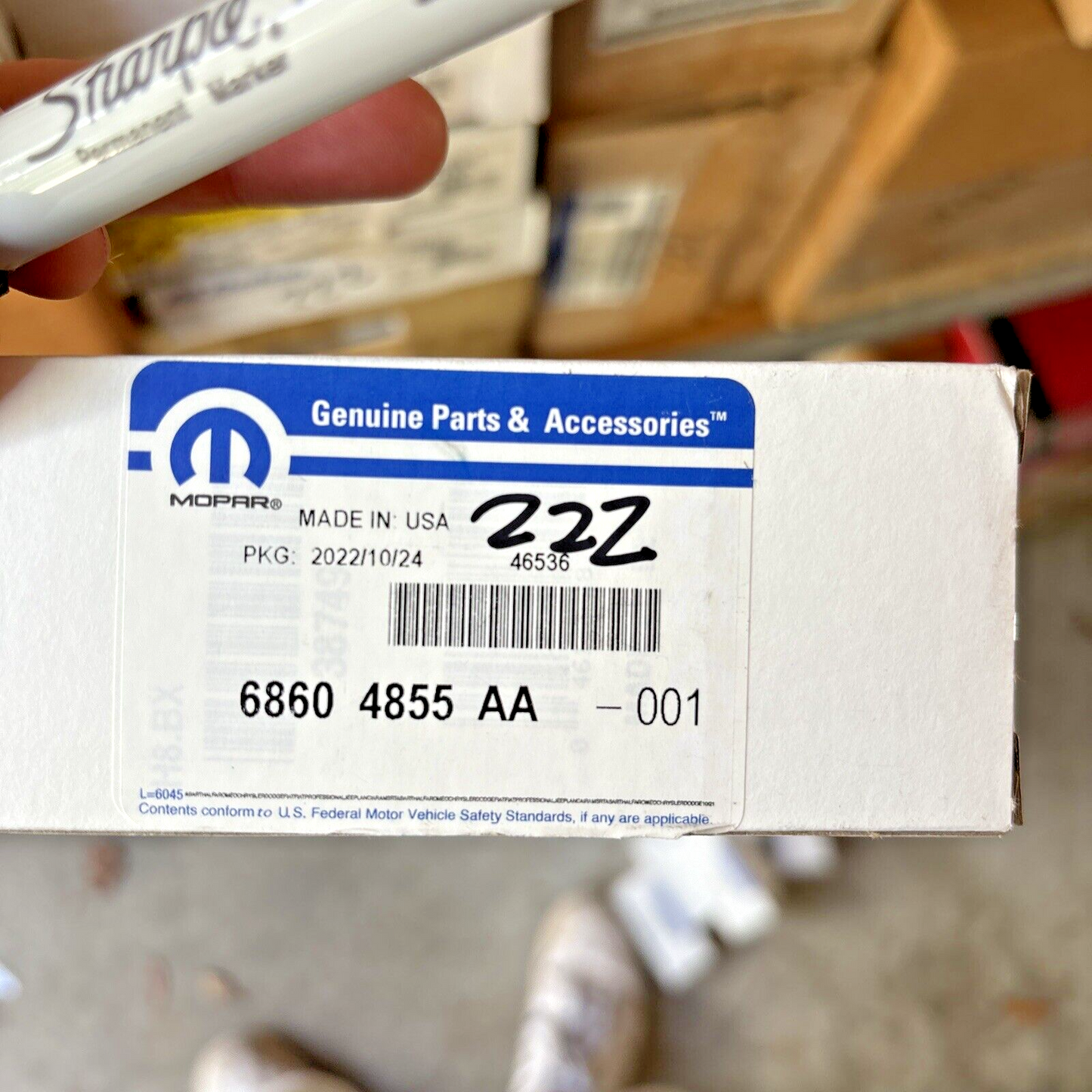 Genuine OEM Mopar Front Lamps Headlamp Components-Headlamp Bulb 04-24 68604855AA