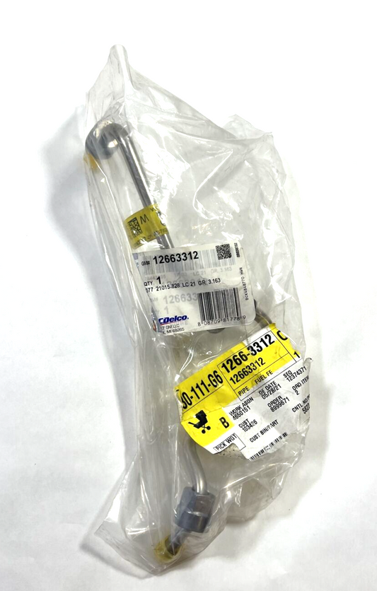 Genuine OEM GM CT4 Intermediate Fuel Feed Pipe 2020-2022 12663312