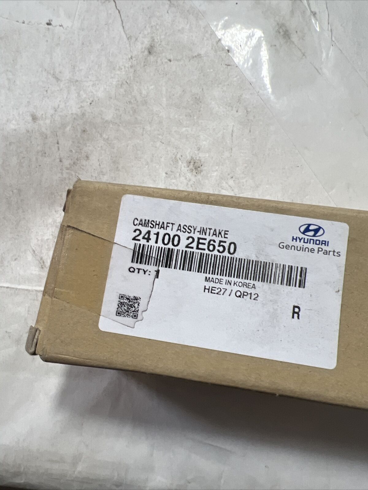 Genuine OEM Hyundai Optima Engine Intake Camshaft 2017-2020 Kia 241002E650