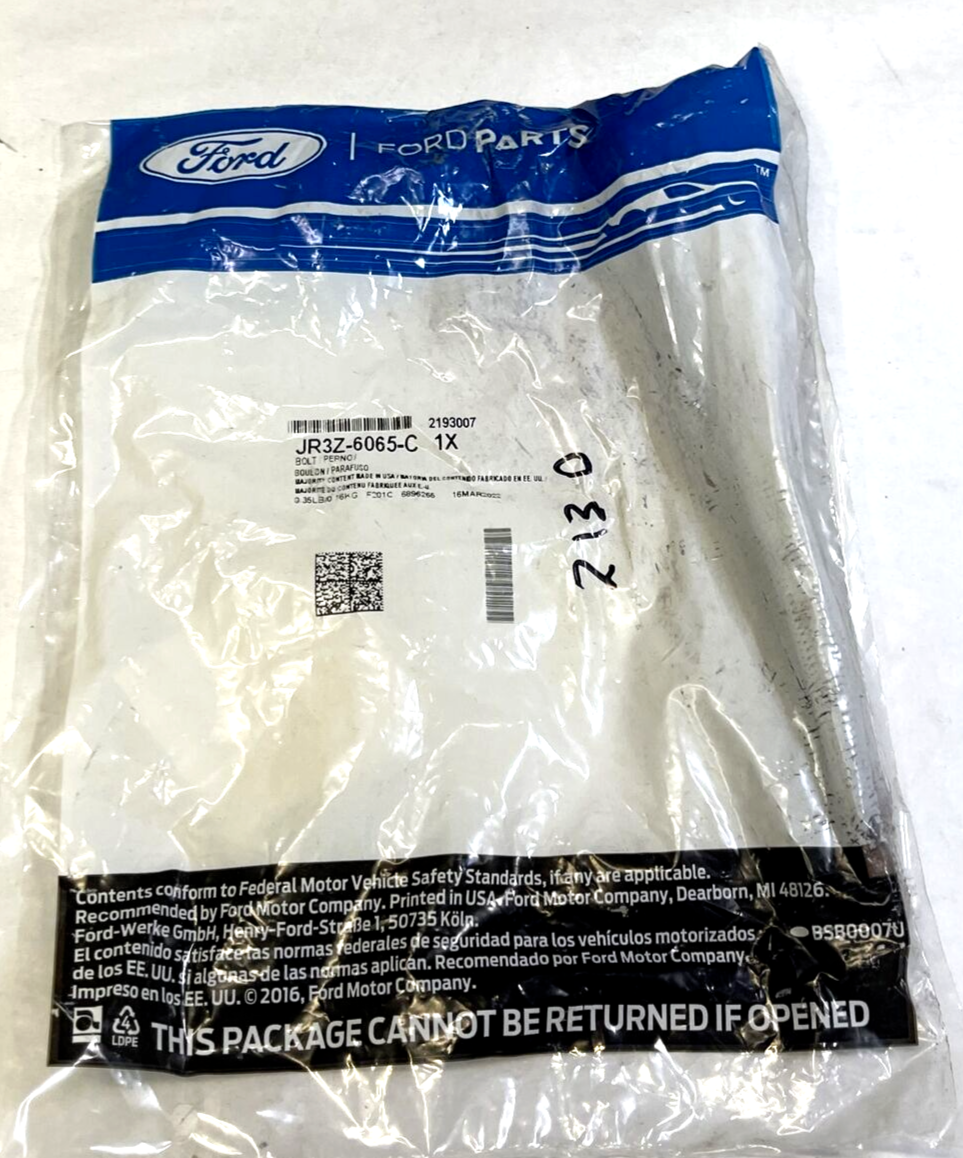 New OEM Genuine Ford 2018-2022 Engine Cylinder Head Bolt JR3Z-6065-C