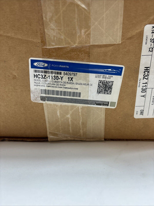 NEW OEM Ford King Ranch Chrome and Beige 10 Lug Center Cap 2017-2024 HC3C1A096RB