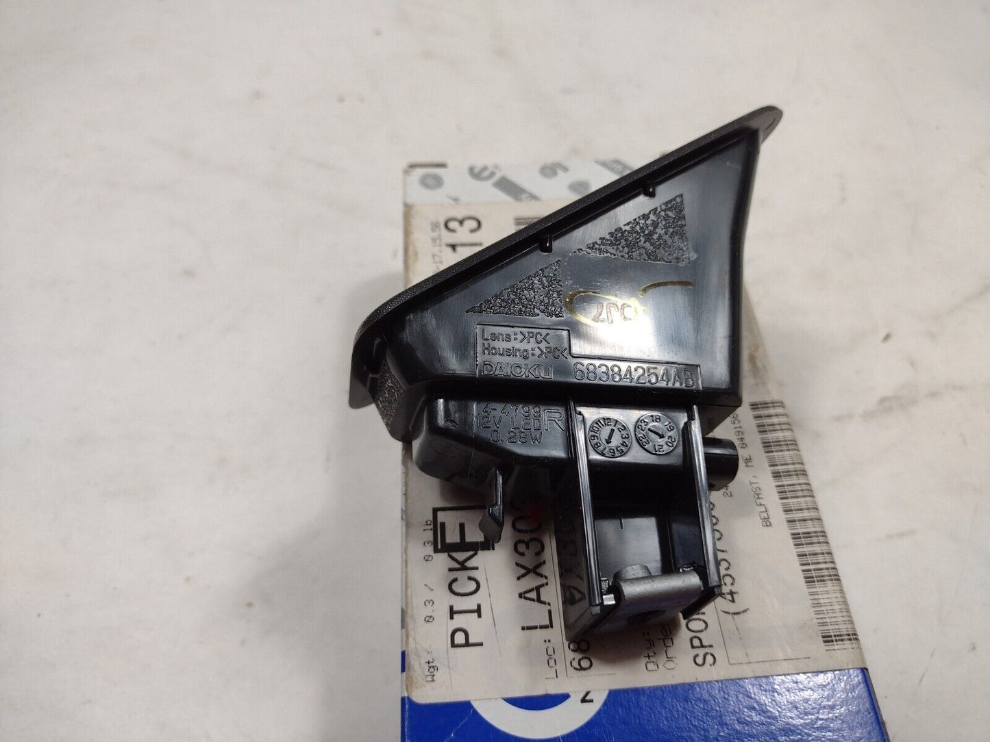 Genuine OEM Mopar Rear Right Side LED License Plate Light Lamp 19-24 68384254AB