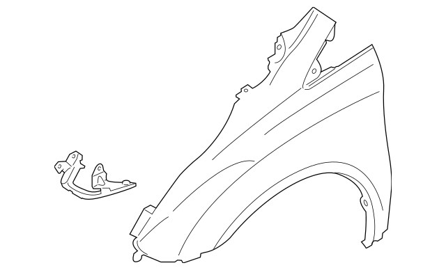 Genuine OEM Ford Transit Front Left Driver Side Fender Panel 14-23 KT1Z16006A