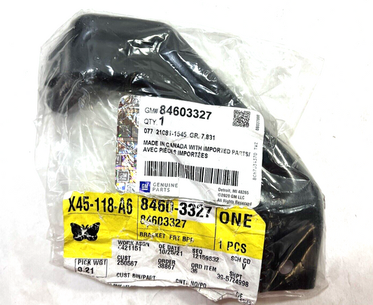 Genuine OEM GM Front Driver Side Bumper Fascia Outer Bracket 2020-2023 84603327