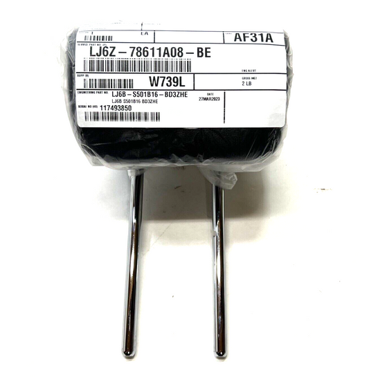 New OEM Genuine Ford Escape 2020-2022 Rear Center Headrest LJ6Z78611A08BE