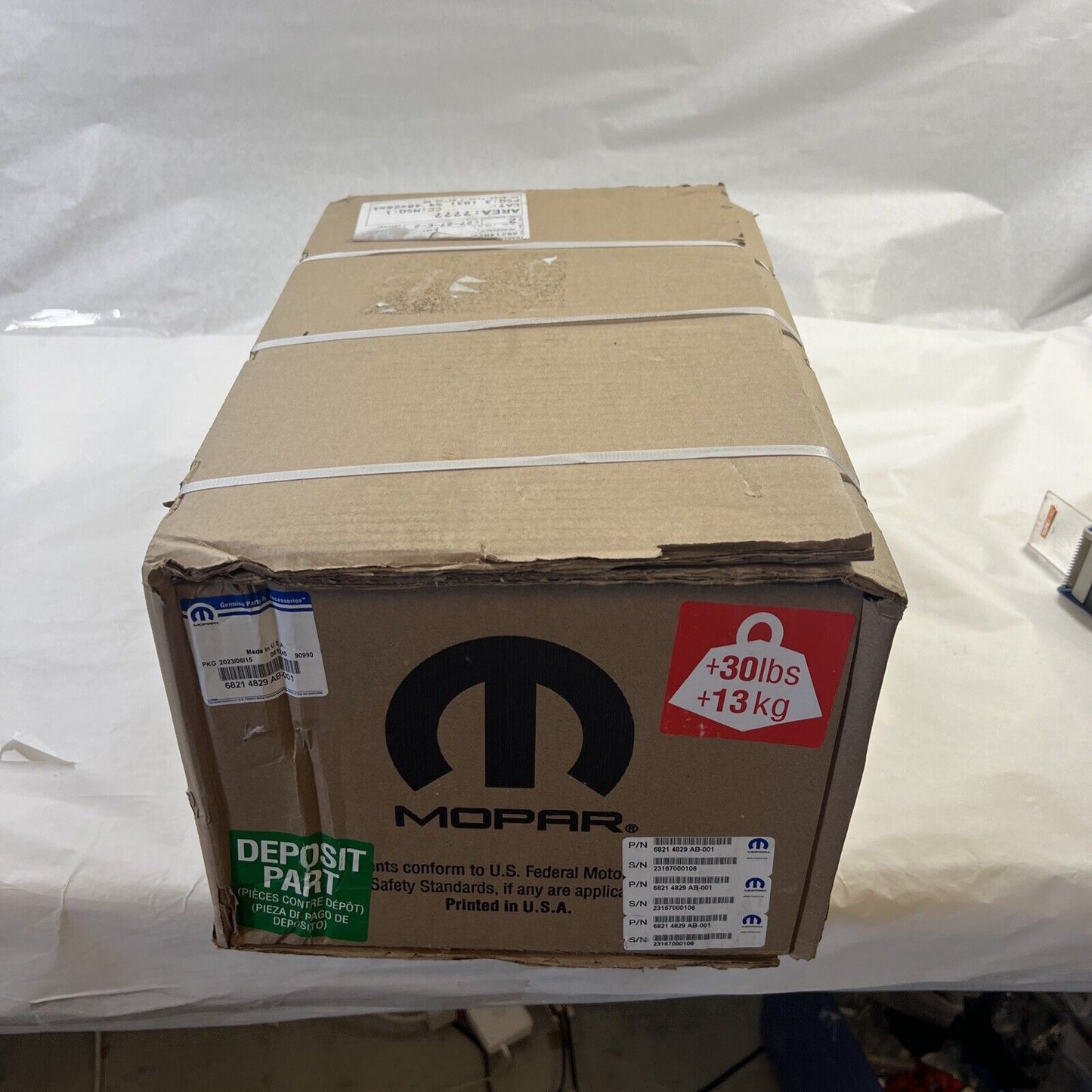 Genuine OEM Mopar 3.6L Left Side Cylinder Head 2014-2022 68214829AB