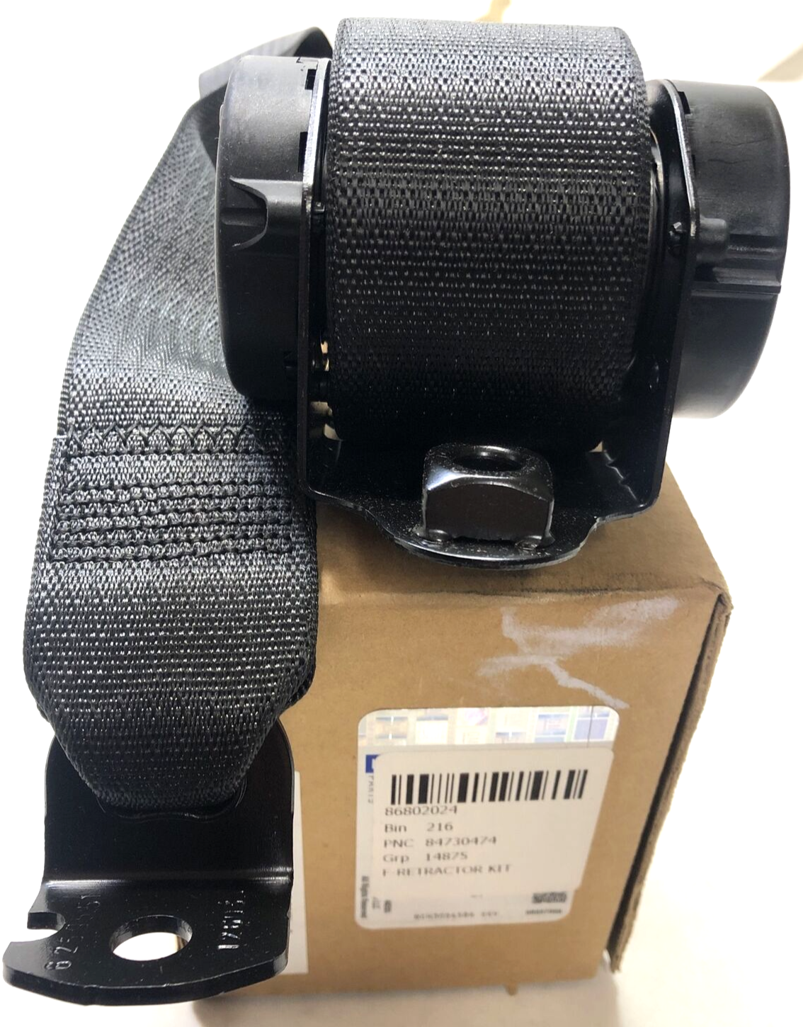 New OEM Genuine GM Right Passenger Side Second Row Seat Belt Retractor 86802024