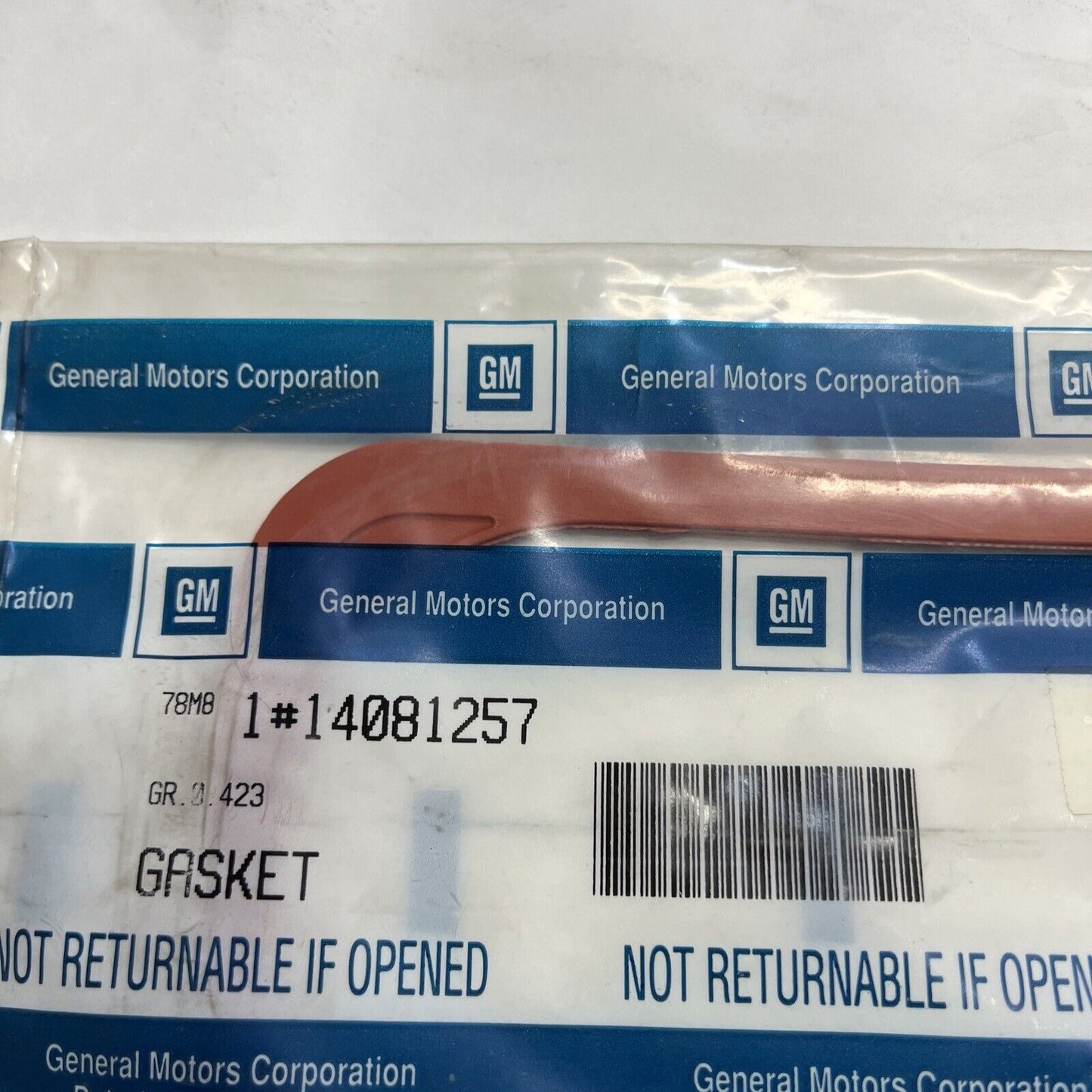 Genuine OEM GM C2500 Valve Cover Gasket 1985-1994 14081257