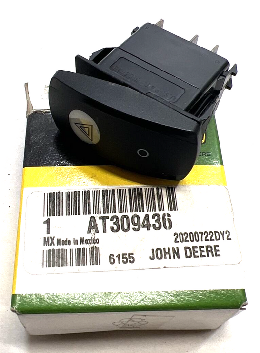 New OEM Genuine John Deere Rocker Switch Compatible AT309436