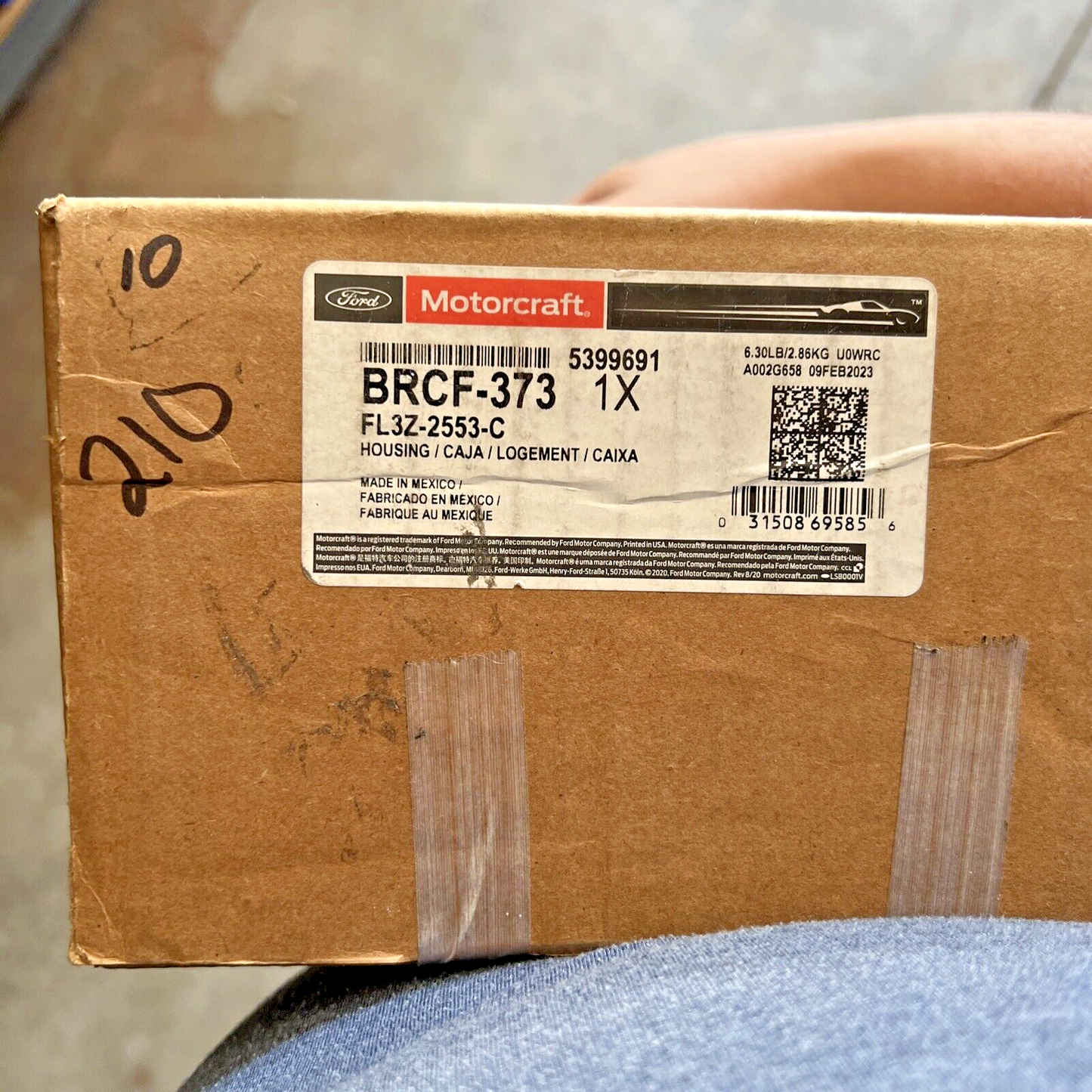 NEW OEM Ford Rear Left Disc Brake Caliper-Unloaded Caliper Motorcraft BRCF373