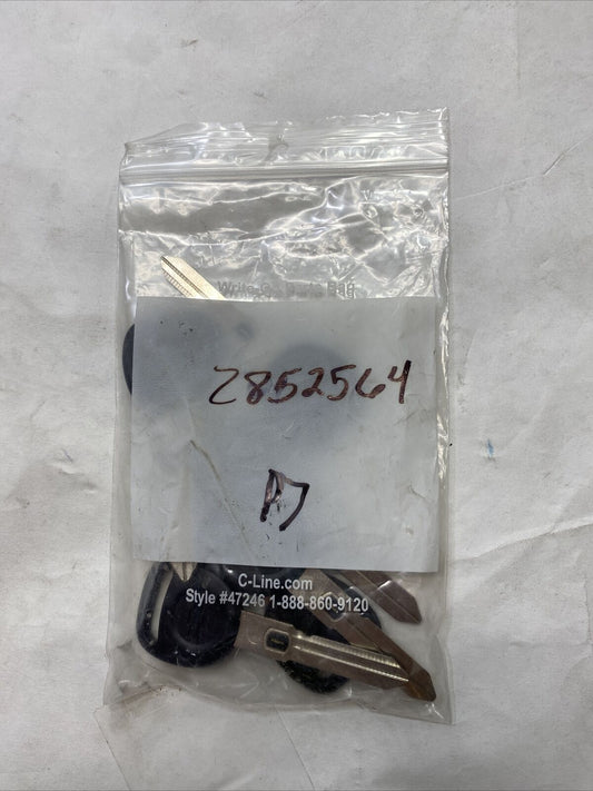 New OEM Genuine GM Door Lock And Ignition Key 02852564