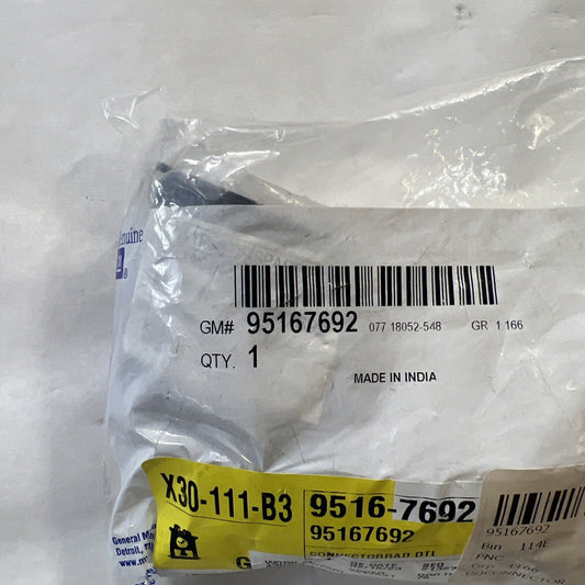 Genuine OEM GM Chevrolet Sonic Front Radiator Outlet Hose Connector 95167692