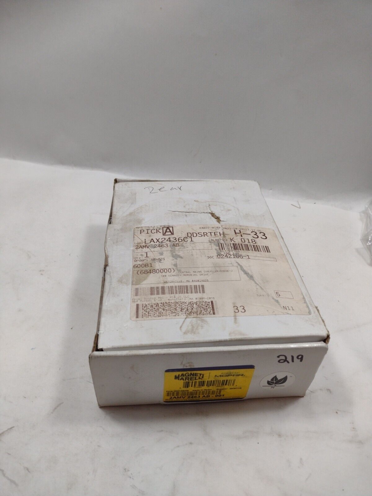 Genuine OEM Mopar ProMaster 1500 Rear Disc Brake Pad Magneti Marelli 2AMV2463AB