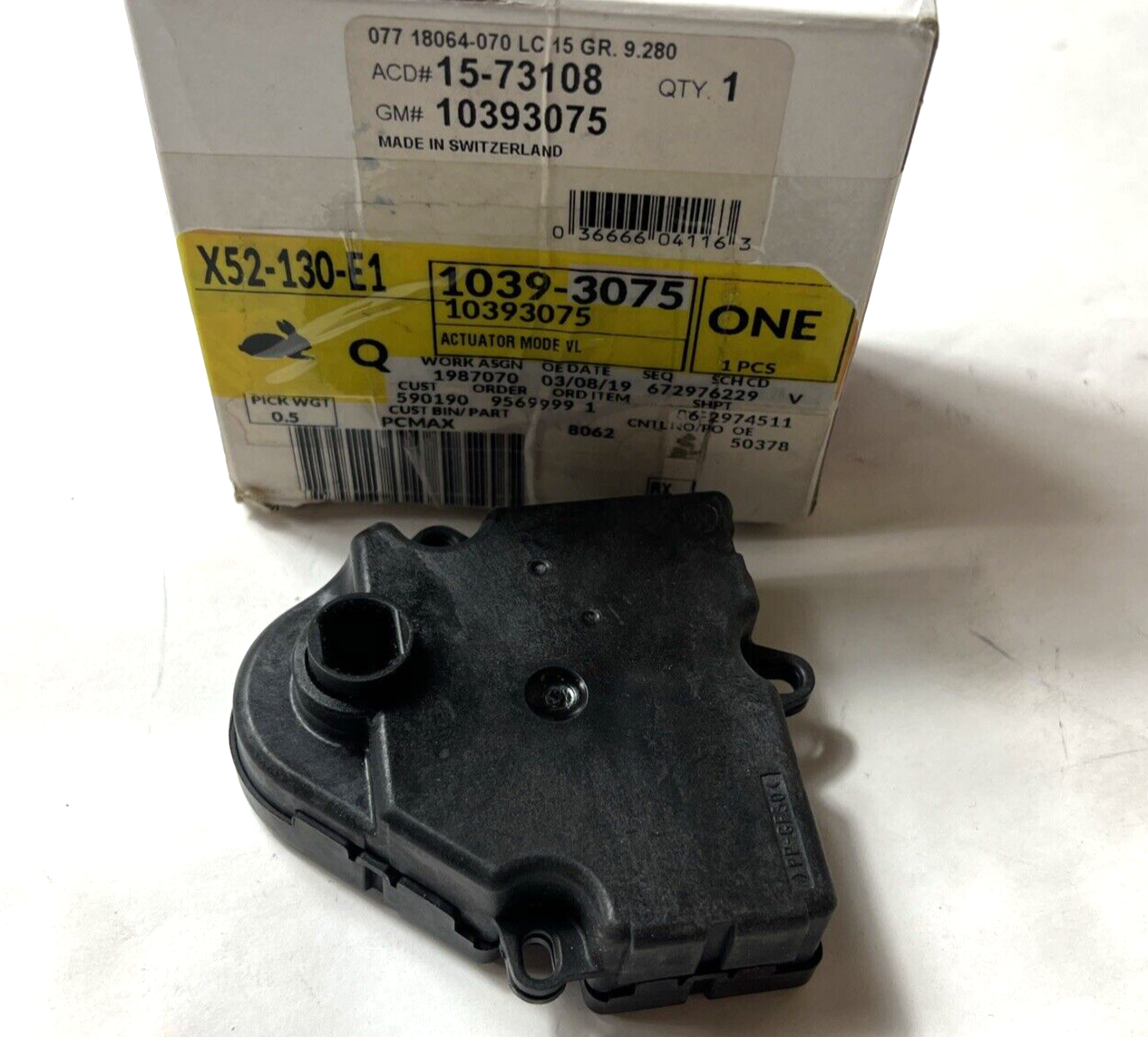 Genuine OEM GM ACDelco Chevrolet HVAC Mode Door Actuator 05-11 1573108 10393075