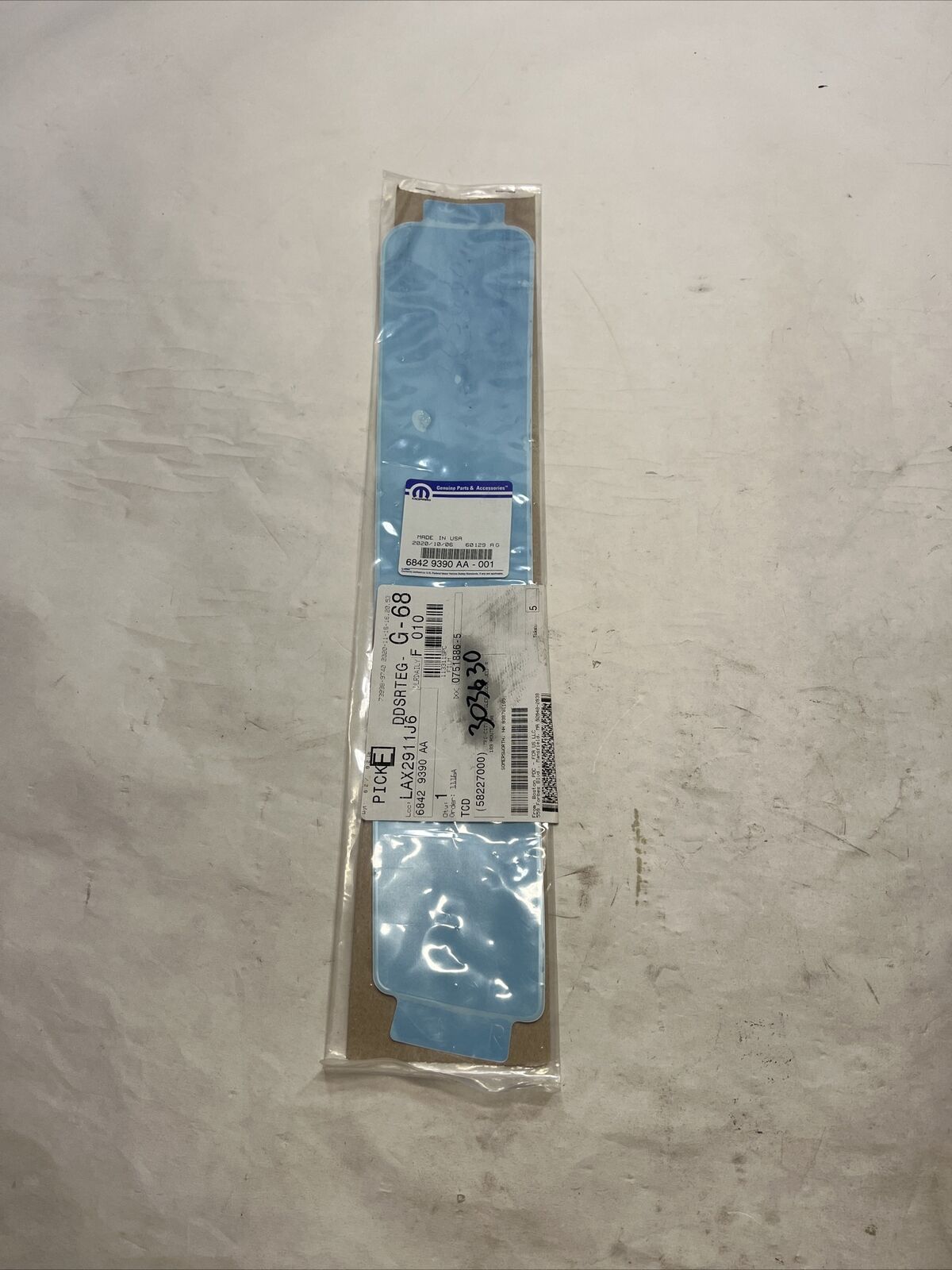 New OEM Genuine Mopar Film Anti Chip 68429390aa