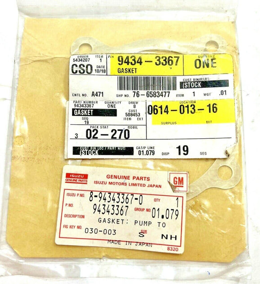 New OEM Genuine GM General Motors Gaskets for 94343367