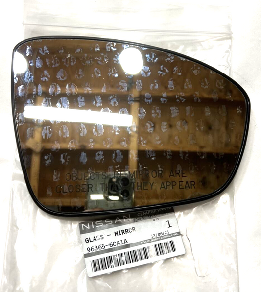 New OEM Genuine Nissan Altima Mirror Glass 2019-22 Passenger Side 96365-6CA1A