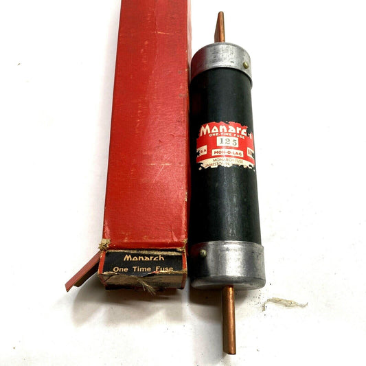 New Monarch Mon-O-Lag One-Time Fuse 125 Amp 600V