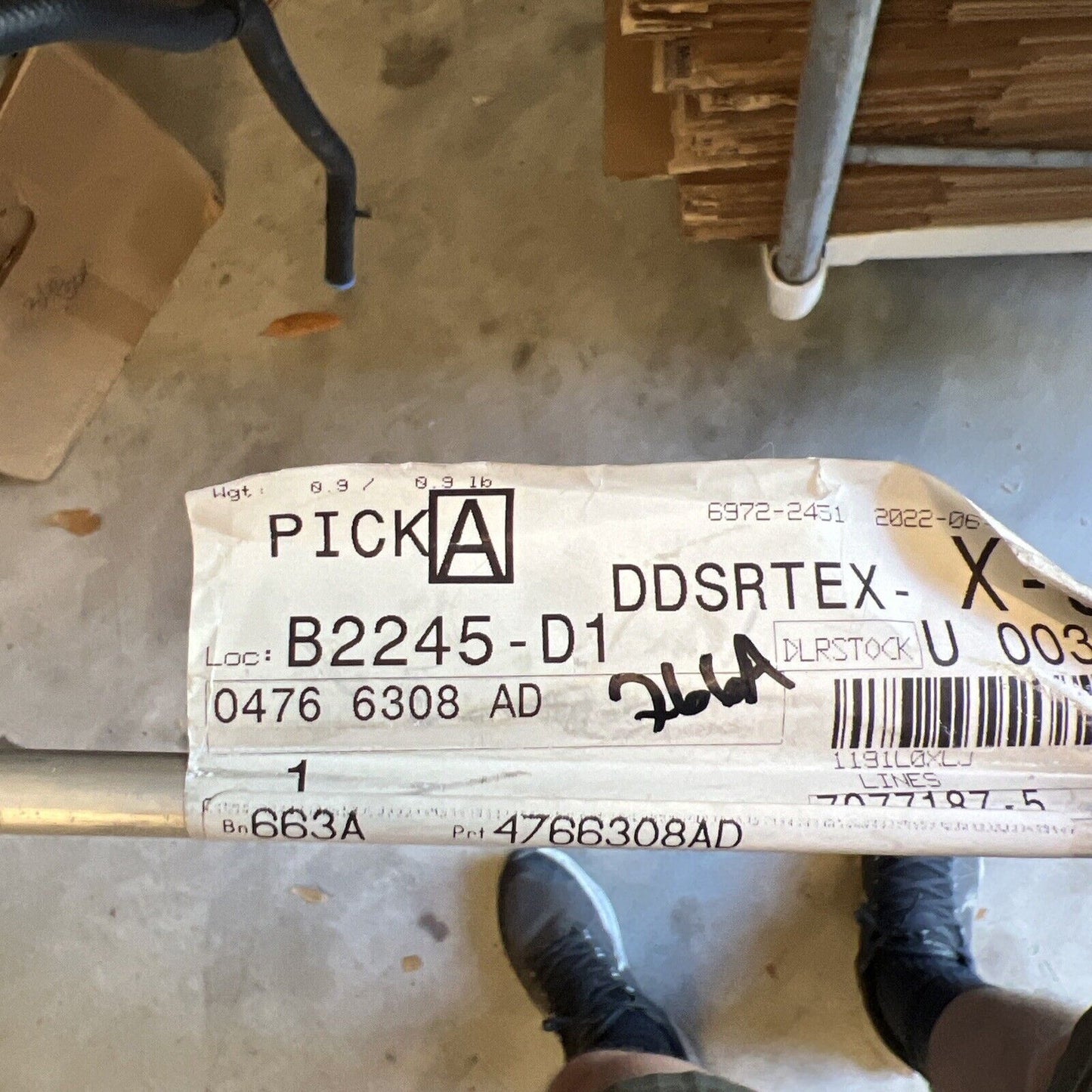 Genuine OEM Mopar Grand Caravan Power Steering Return Lines 2008-2010 4766308AD