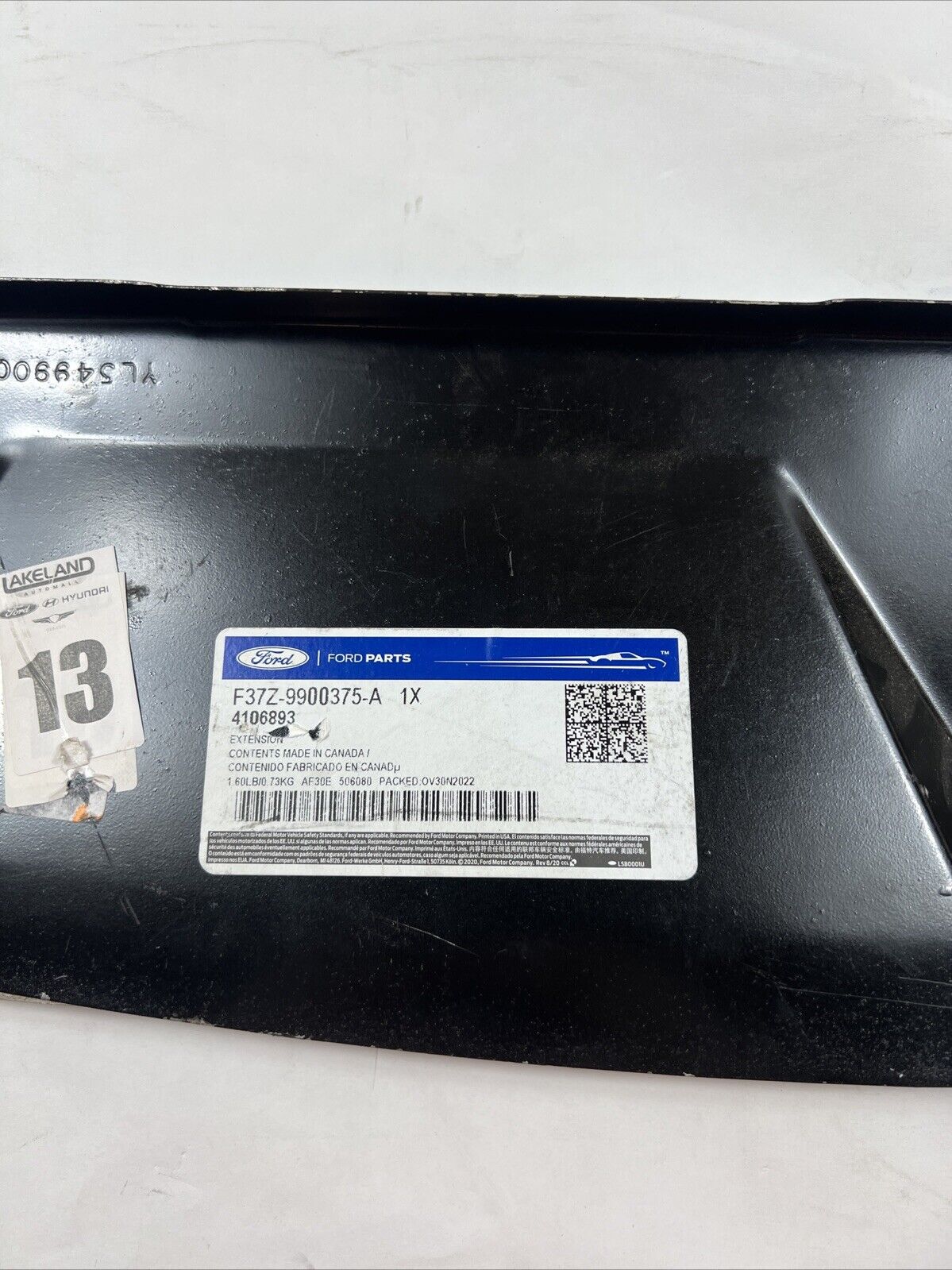 Genuine OEM Ford Ranger Left Driver Side Bed Extension 1993-2011 F37Z9900375A