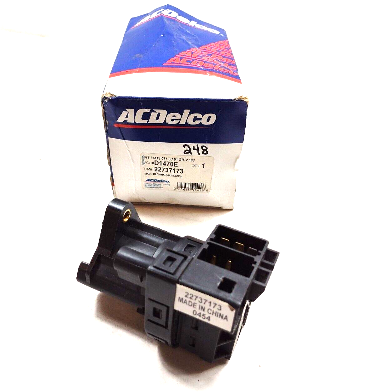 Genuine OEM GM ACDelco 22737173 Ignition Switch
