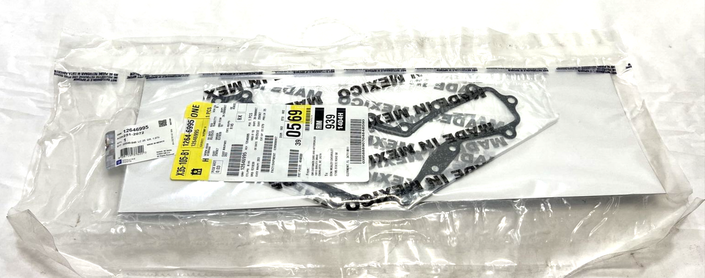 New OEM Genuine GM XT5 2014-2023 Engine Water Pump Housing Gasket 12646995
