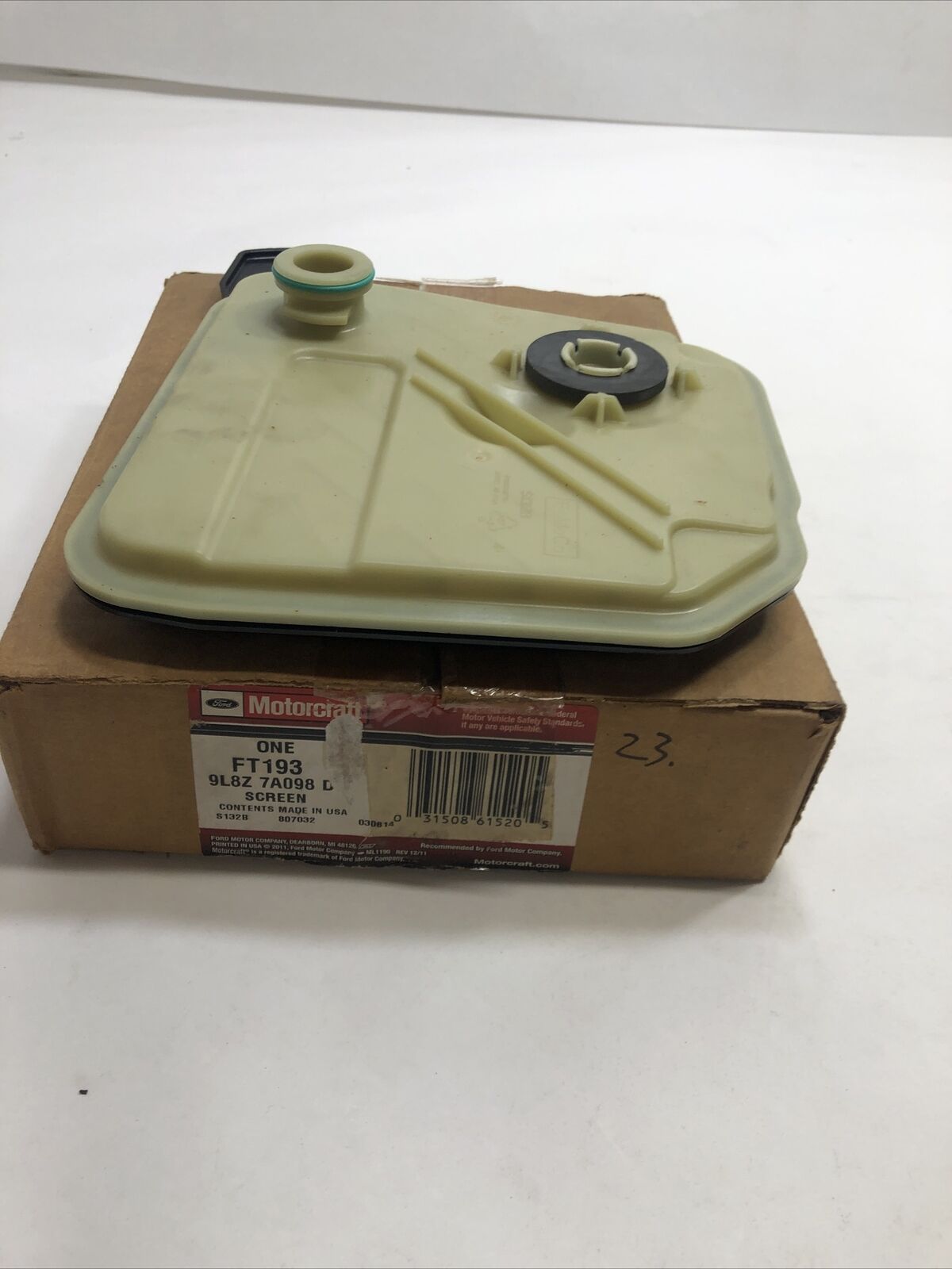 New OEM Genuine Ford 2009-2012 Motorcraft FT193 Transmission Filter 9L8Z-7A098-D
