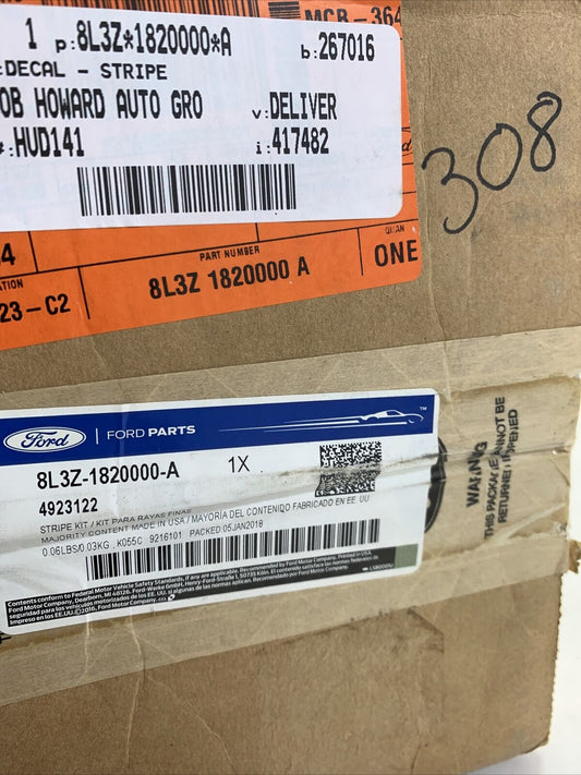 New OEM Ford F150 Harley Davidson Hood Decal Silver 2008 8L3Z1820000A