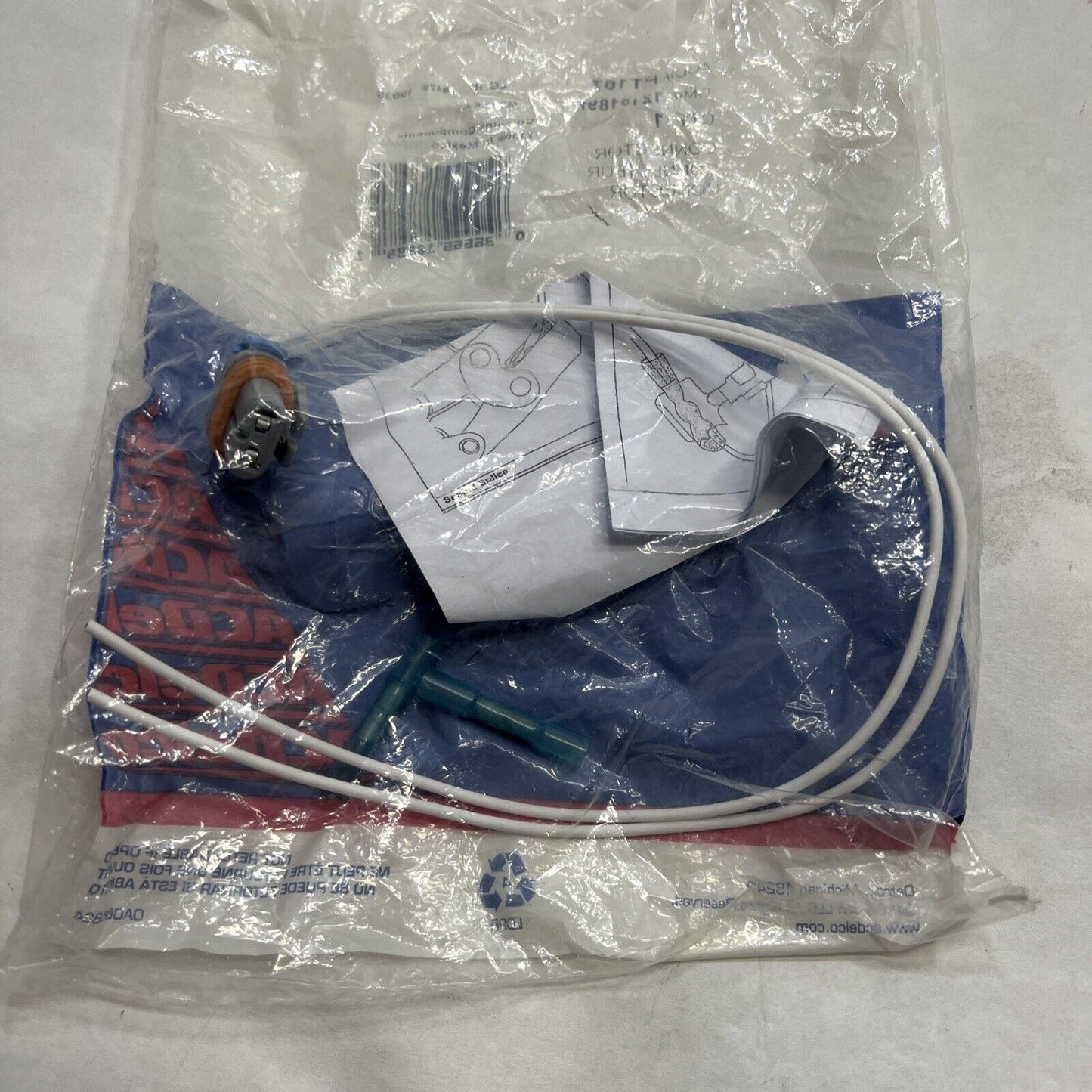 New OEM GM ACDelco Headlamp Connector Pigtail PT167 12101897 Brand New