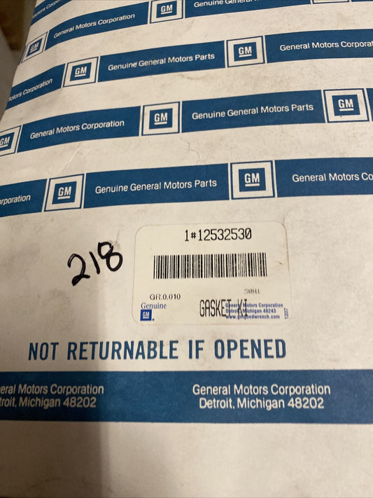New OEM GM Chevy C2500 C3500 K2500 K3500 Overhaul Gasket Set 1991-2000 12532530