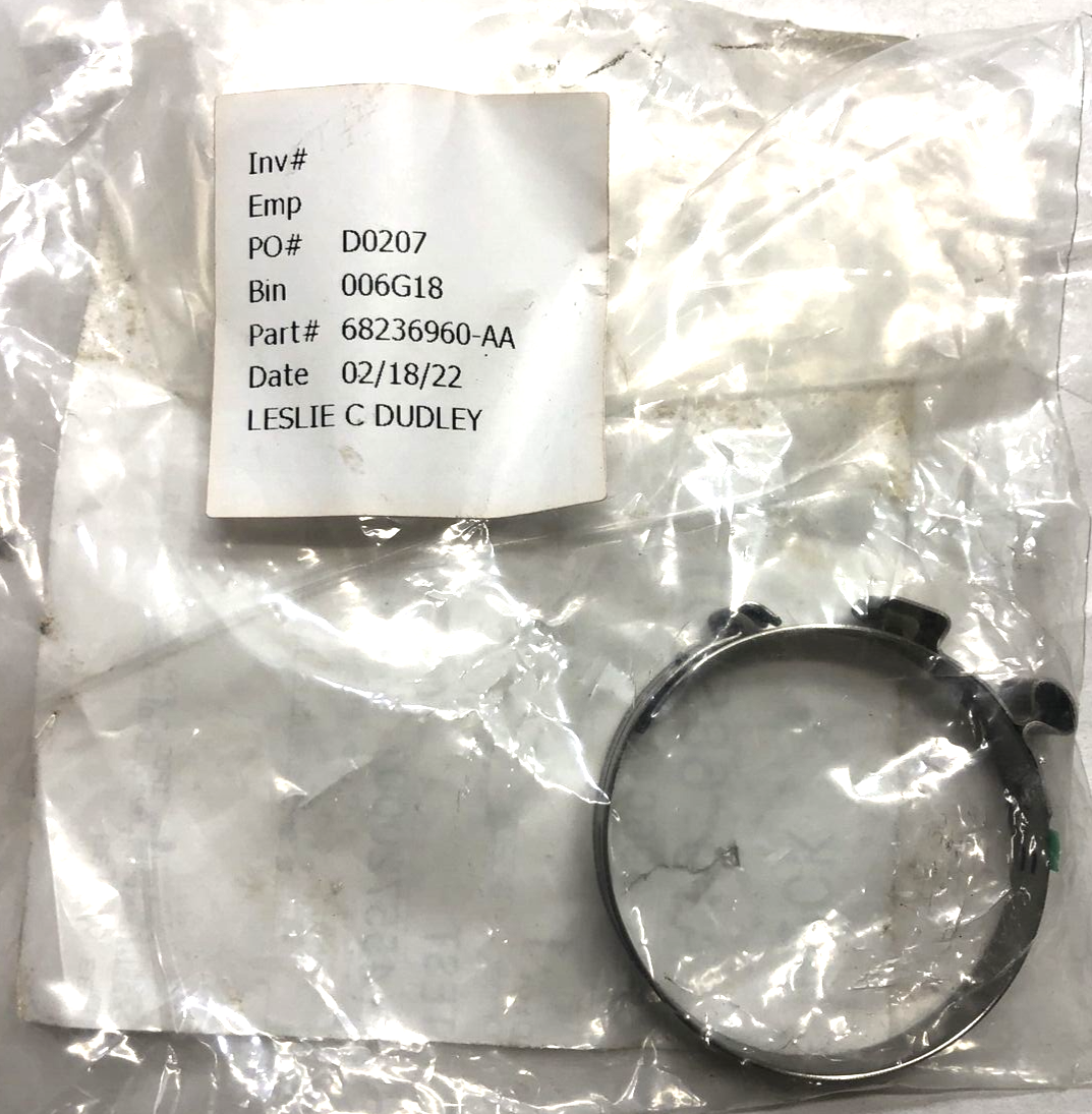 New OEM Genuine Mopar Chrysler Jeep 2014-2021 Upper/Lower Hose Clamp 68236960AA