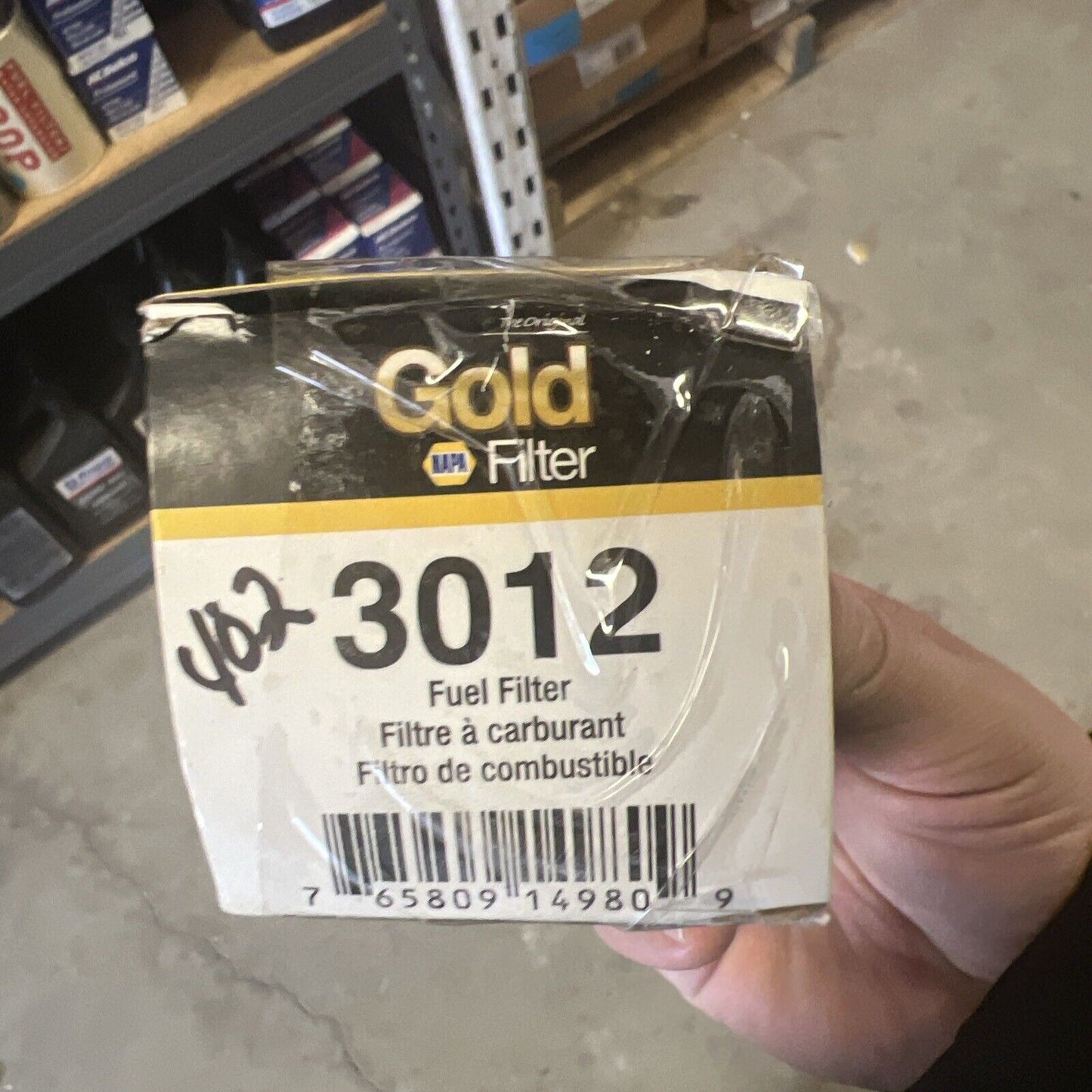 New Napa Gold Fuel Filter 3012