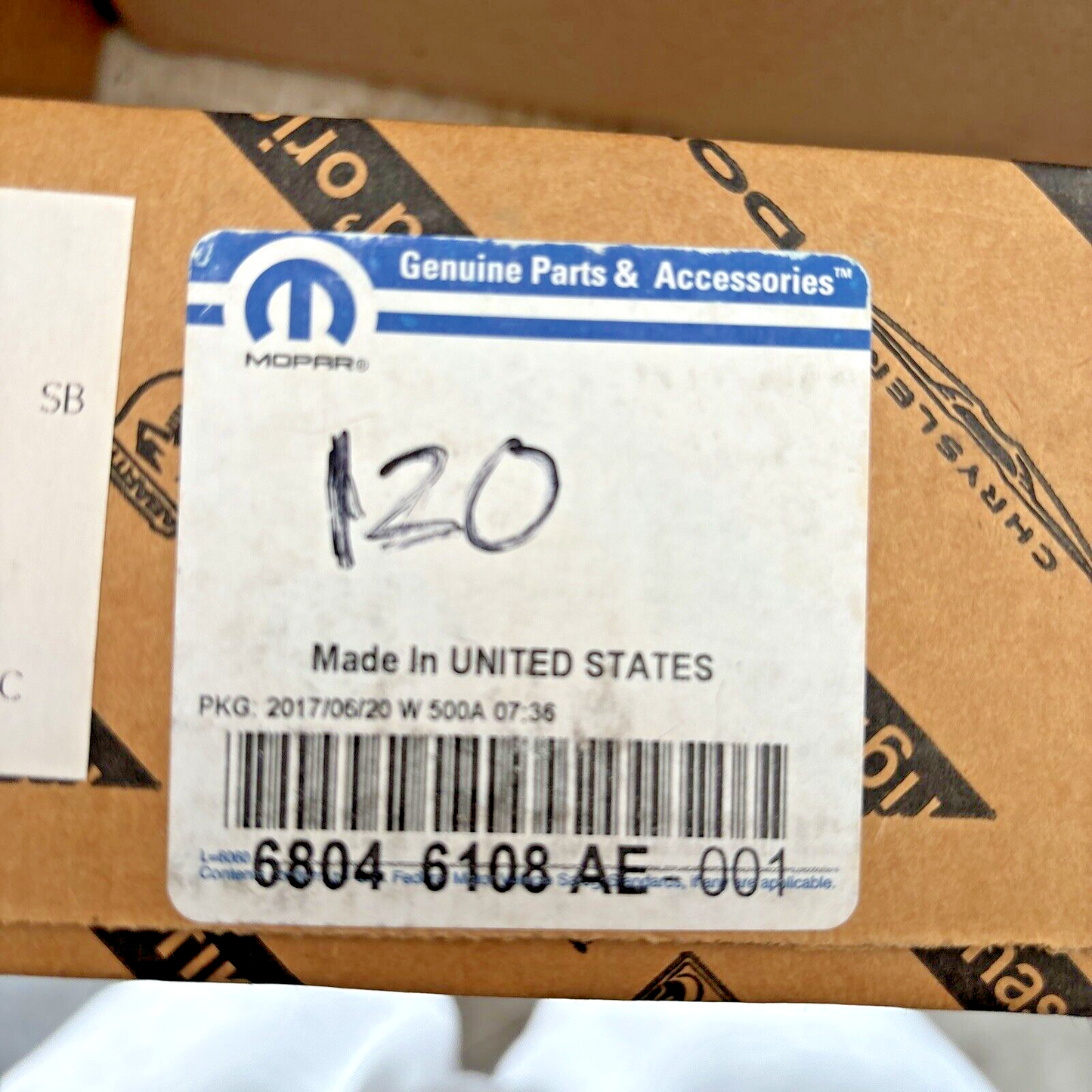 New Genuine OEM Mopar Occupant Restraint Module 68046108AE