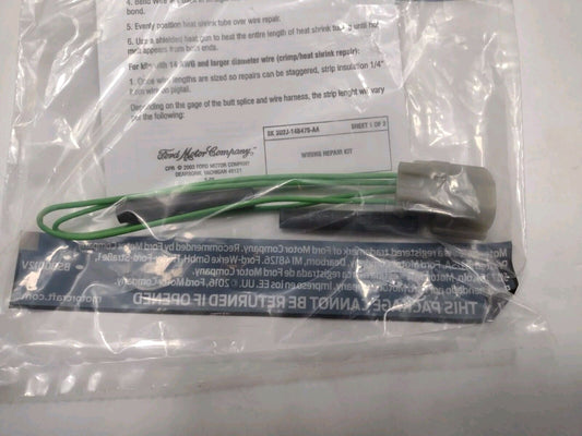 Genuine OEM Ford Wire Assembly AU2Z-14S411-BJA Motorcraft wpt1116