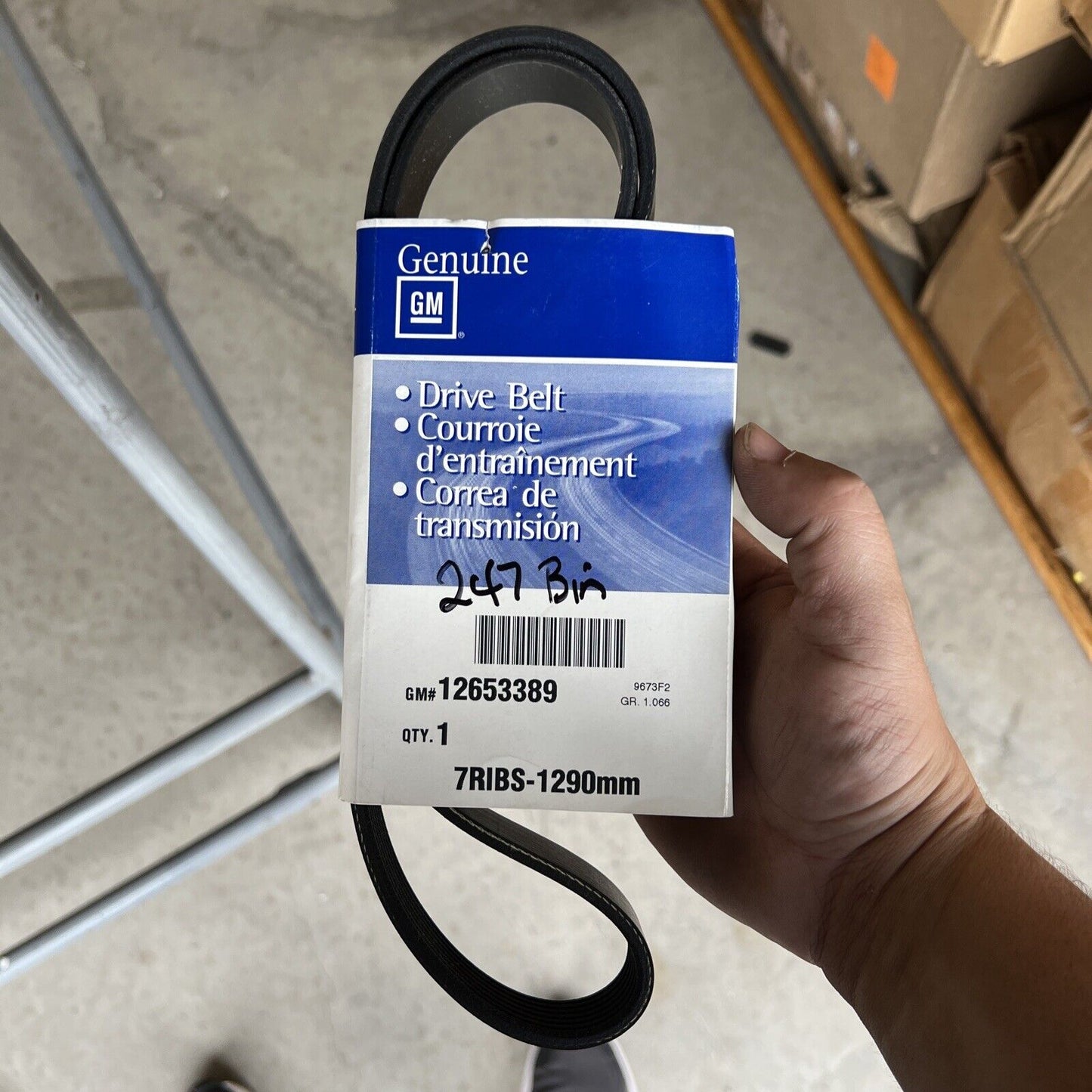 GM OEM Serpentine Engine Drive Fan Belt 12653389