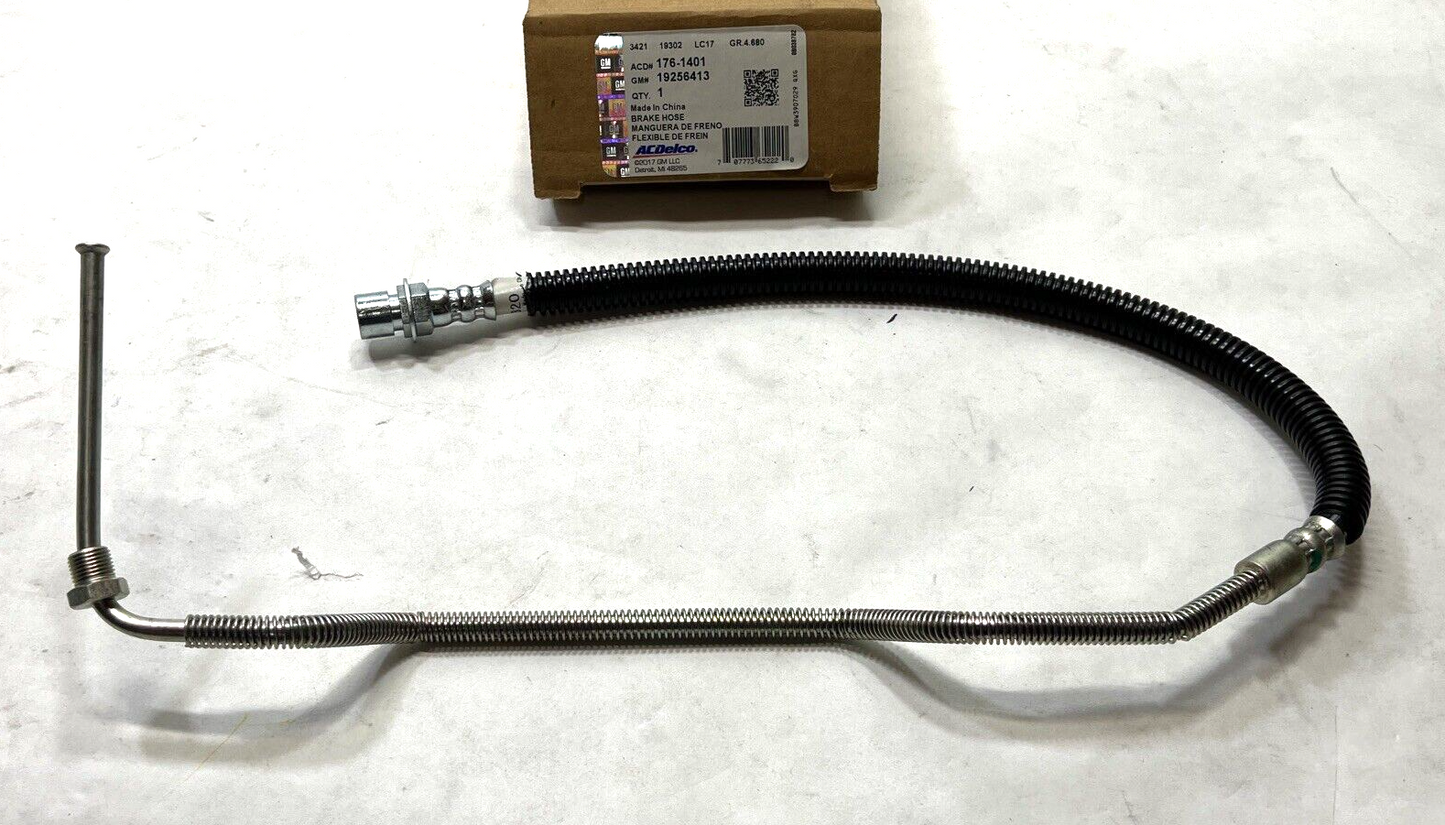 New OEM GM ACDelco 176-1401 Rear Driver Side Hydraulic Brake Hose 19256413