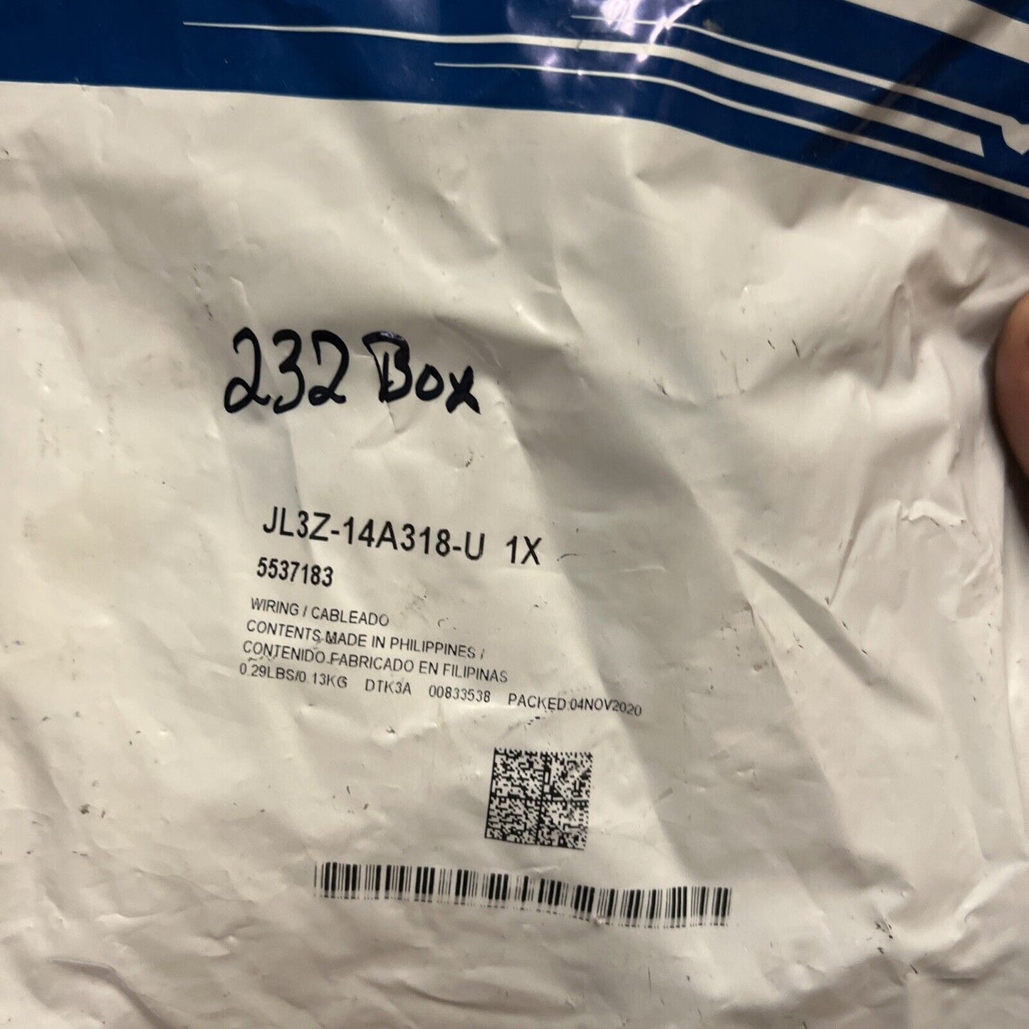 New OEM Genuine Ford F-150 2017-2019 Wire Assembly JL3Z-14A318-U