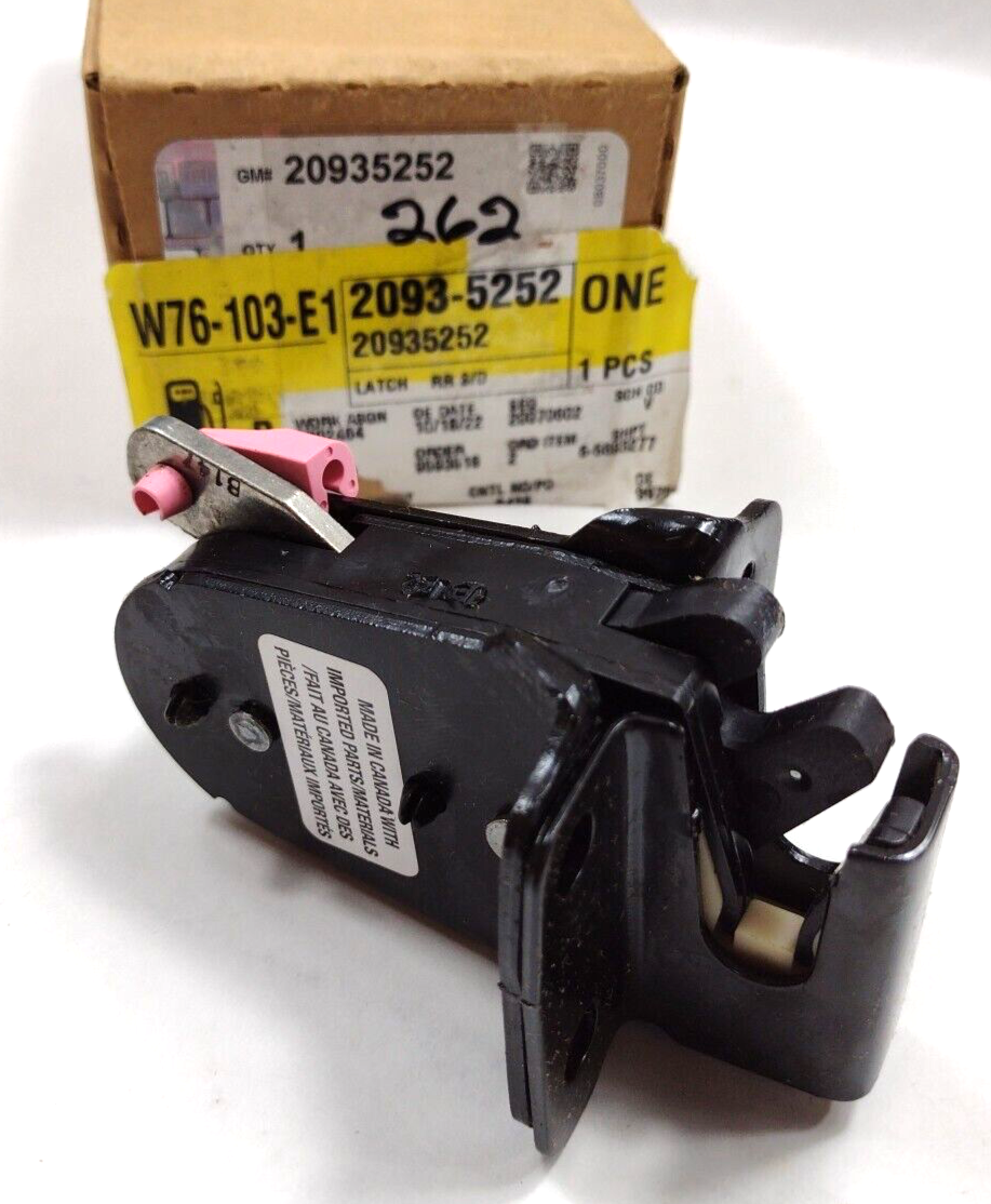 Genuine OEM GM Chevy Express 2500 Door Latch 1996-2024 20935252