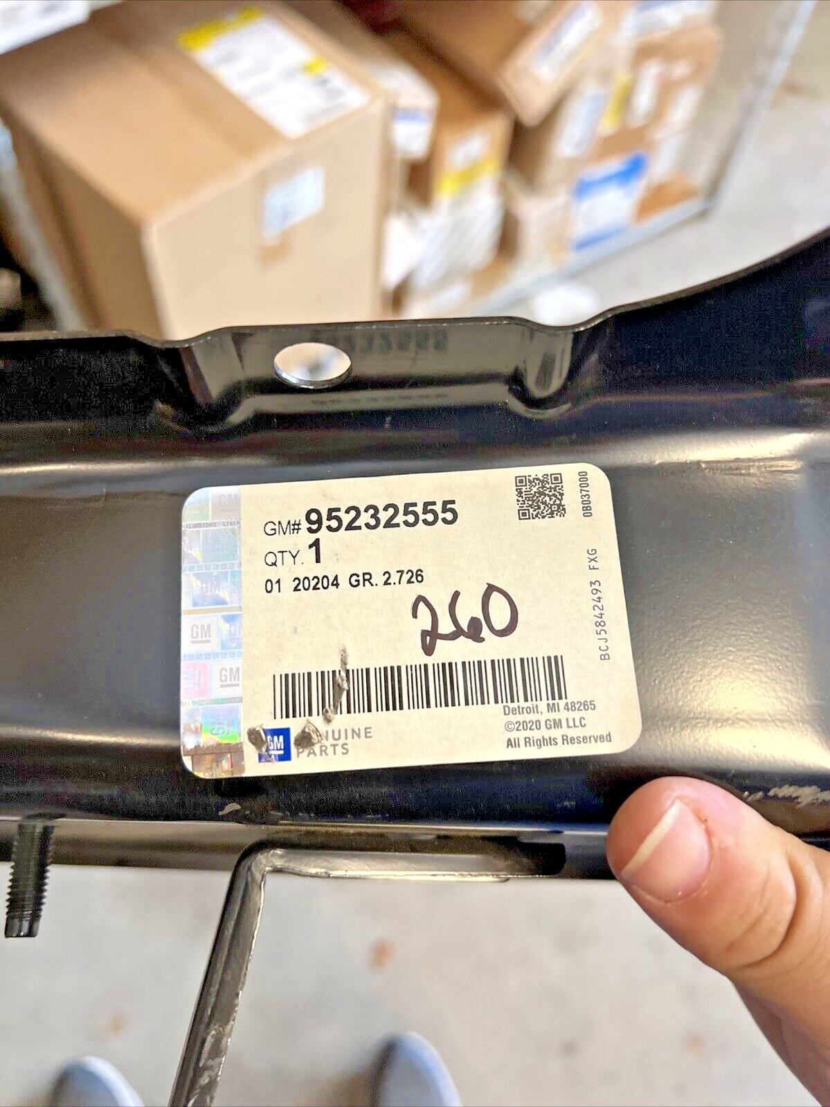 Genuine OEM GM Chevy Cruze Driver Side Headlamp Mount Panel 2011-2016 95232555