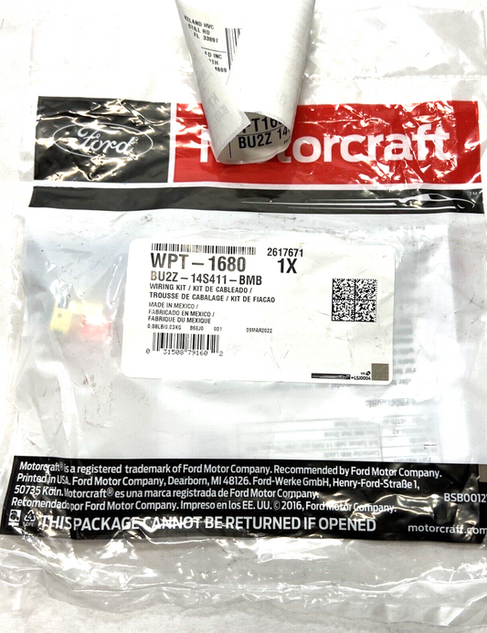 New OEM Genuine Ford Wire Assembly Motorcraft  WPT1680