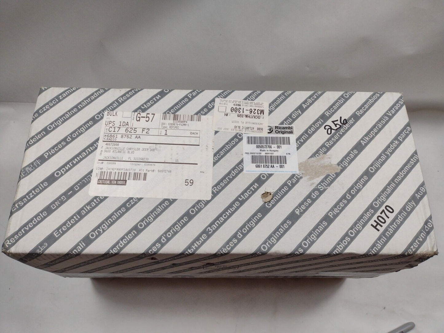 Genuine OEM Mopar Radio Dodge Hornet 2023-2025 68618752AA AM-FM Xm Receiver