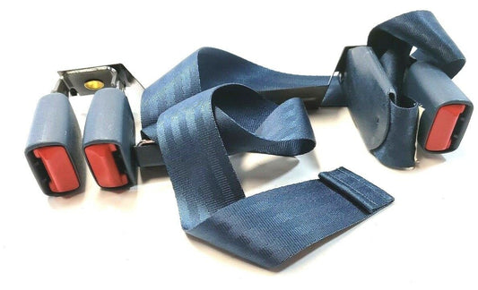 New OEM Chevy S10 Rear Seat Belt Buckles Blue GMC S15 Bravada 1991 15662557